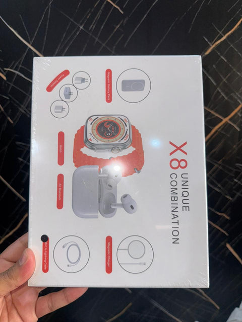 X8 Unique Combination Earbuds + Power Bank + Wireless Charger